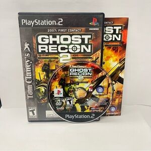 Tom Clancy's Ghost Recon 2 (Sony PlayStation 2(PS2), 2004)Tested - Working - CIB